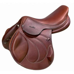 Silla de Montar Inglesa de Salto Antares Monocle Hecha a Mano en Cuero de Alta Calidad, Productos de Hípica Inglesa de la India - Product Image 1