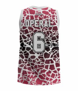 Conjunto de Ropa Deportiva Unisex Personalizada con Diseño de Baloncesto Transpirable, Impresión por Transferencia de Calor, 100% Poliéster - Product Image 4