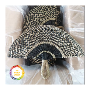 Handcrafted Seagrass <b>Wedding</b> <b>Fan</b> and Palm Leaf <b>Fan</b> - Rustic Tropical Decor for Export and Cultural Celebrations - Product Image 3