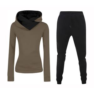 Conjunto Deportivo de Dos Piezas con Capucha para Hombre, a la Moda, Cálido, Transpirable, Estilo Casual para el Día a Día - Product Image 1