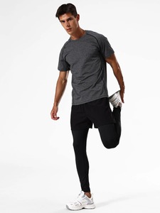 Vêtements de fitness 100% coton T-shirts pour hommes Prix de gros de haute qualité T-shirts avec logo sur mesure pour hommes - Product Image 2