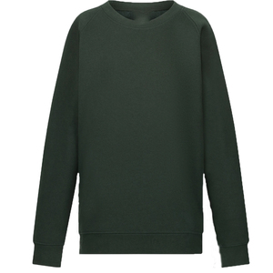 Custom Women's Eco-Friendly Winter <b>Sweatshirt</b> Breathable Windproof Polyester/Cotton Fleece Embossed/Embroidered Front <b>Black</b> - Product Image 1