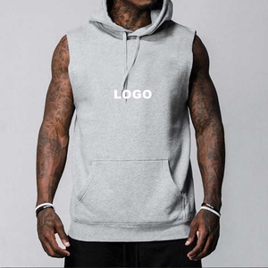 Spandex Hoodie Débardeur Gym Vêtements Formation Muscle Débardeur pour Hommes Fitness Gilet Musculation Hommes À Capuche Débardeur - Product Image 6