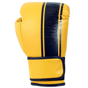 Gants de boxe en cuir de vachette doré personnalisés de qualité supérieure à prix de gros Gants de boxe en cuir de kickboxing pour adultes Pakistan - Product Image 3