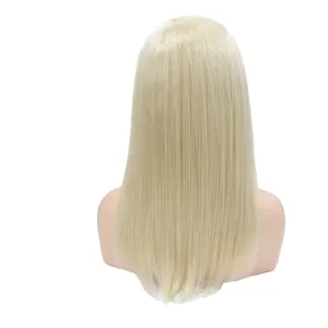 Human Hair full Wigs 100% Real Remy Straight Human Hair Clip in cuticle aligned natural black color hair