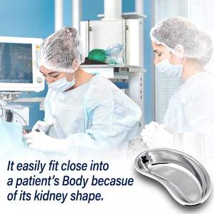 MEILLEUR PRODUIT DE STÉRILISATEURS 2024 PLATEAU DE REIN/PLATEAU DE REIN ACIER INOXYDABLE DE TAILLE 8 "(200MM) ENSEMBLE DE 2 PSC - Product Image 1