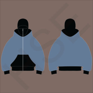 Sudadera con Capucha y Media Cremallera para Hombre, Chaqueta Casual con Capucha y Bolsillo, Cortavientos y Cálida - Product Image 4