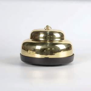 Nueva olla caliente de Metal árabe con soporte, hecha a mano cazuela de lujo, forma redonda, calentador de alimentos de mesa, uso de servidor de alimentos de cocina - Product Image 6