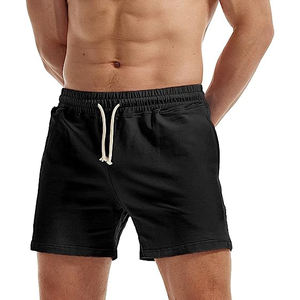 Custom Men's Sweat Activewear Shorts 100% algodón sólido patrón impreso Casual Sports Shorts que lavan bien - Product Image 1