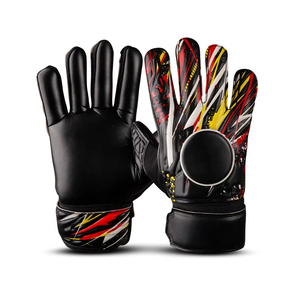 Gants de gardien de but de football personnalisés de haute qualité Protection des mains en latex confortable pour une utilisation en extérieur Top Notch fabriqué en usine - Product Image 1