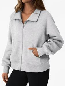 Último nuevo diseño de moda, sudaderas de cuello redondo para mujer, Colección Queen, trajes de moda de otoño 2025, sudaderas con cremallera estampadas en la parte delantera - Product Image 6