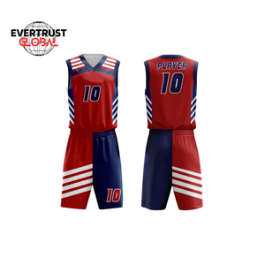 Uniforme de Baloncesto Unisex Ligero de Alta Calidad, Diseño de Logotipo Personalizado Impreso, Transpirable, de Secado Rápido, Antibacteriano, Talla Grande - Product Image 3