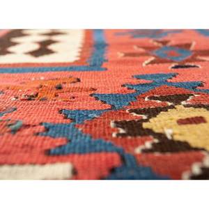 Tappeti in Lana Annodati a Mano Aalam, <span class=keywords><strong>Rosso</strong></span> Arancione Geometrico Astratto <span class=keywords><strong>Kilim</strong></span> per Ingresso e Corridoio, Rettangolare 9x12 per Adolescenti - Paem-897 - Product Image 3