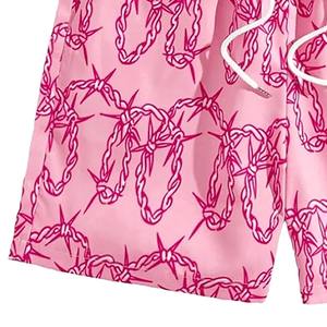 Custom Logo Customized Polyester All <b>Over</b> Print 5 Inch Inseam Double Men'S Custom Mesh <b>Shorts</b> With Pockets - Product Image 6