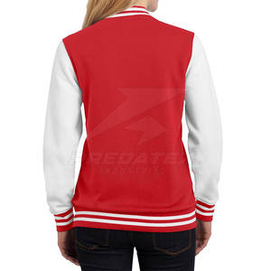 Chaqueta de algodón y lana superventas para mujer, chaqueta Letterman de talla personalizada a la venta, chaqueta Letterman para mujer - Product Image 3