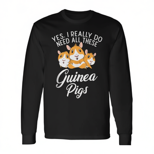 Sí, realmente necesito todas estas camisetas sin mangas con estampado de conejillos de indias, producto promocional - Product Image 2