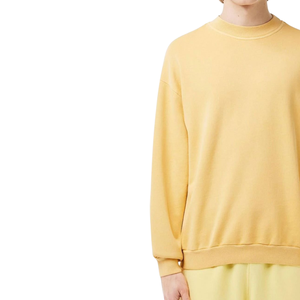 เสื้อสเวตเชิ้ตคอกลมสีเหลืองพรีเมียม สวมใส่สบาย แบบยูนิเซ็กซ์ เนื้อผ้านุ่ม ทนทาน มีสไตล์ ลำลอง ใส่สบายทุกวันสำหรับผู้ชาย - Product Image 5