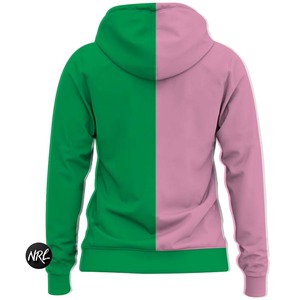Ropa de calle de gran tamaño mejor hecha de Jersey de color sólido para hombre 100% algodón orgánico cremallera completa DST AKA Sudadera con capucha - Product Image 4