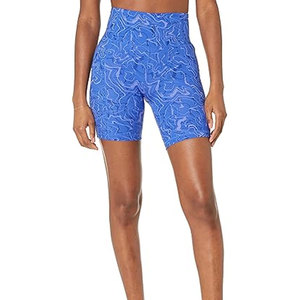 Shorts de Yoga para Mujer, Cintura Alta, Sin Costuras, Transpirables, Ecológicos, de Secado Rápido, Tela Suave y Elástica, Ajuste Ceñido, para Entrenamiento - Product Image 1
