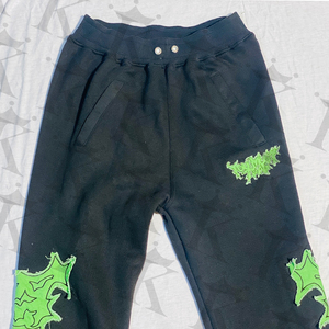 Pantalones Deportivos Acampanados para Hombre, de Alta Calidad, Estilo Urbano, Diseño Holgado con Doble Cintura, Decoración Pintada, 100% Personalizados - Product Image 6