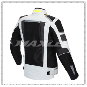 Veste d'été en textile pour motardes, maille ventilée, certifiée CE, vêtements de protection pour la conduite - Product Image 2