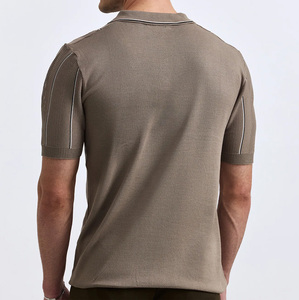 เสื้อยืดผู้ชายคุณภาพสูง ยั่งยืน น้ำหนัก 220 กรัม เป็นมิตรกับสิ่งแวดล้อม แห้งเร็ว ระบายอากาศดี แขนสั้น ไม่หดตัว ผ้าถัก สำหรับกอล์ฟ - Product Image 5