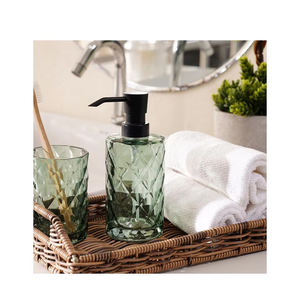 Export Quality Indian <b>Glass</b> Soap Dispenser <b>Bathroom</b> <b>Accessories</b> Available at Affordable Price - Product Image 4