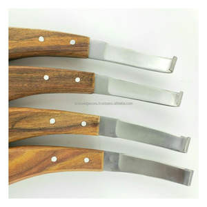 Couteau à sabot de maréchal-ferrant en acier inoxydable de haute qualité avec manche en bois personnalisé réutilisable en gros 100% dernière conception - Product Image 3