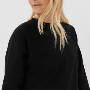 Concevez votre propre sweat-shirt à col rond pour femme taille adulte / Vente chaude Sweat-shirt à col rond uni pour femme personnalisé en couleur personnalisée - Product Image 5