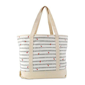 100% sacs pour femmes en toile de coton naturel sacs à outils réutilisables Logo imprimé personnalisé Support OEM pour l'épicerie utilise des sacs fourre-tout pour femmes - Product Image 5