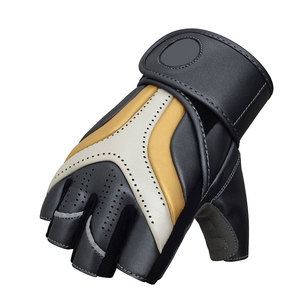 New Design Custom Logo Half Finger Weightlifting <b>Gloves</b> / Solid Color Gym Fitness Weightlifting Gym <b>Gloves</b> - Product Image 4