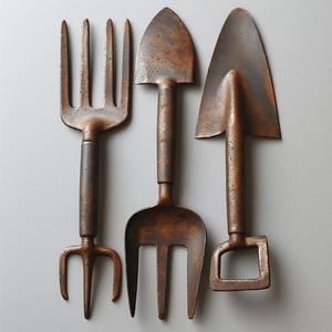 Cortador de hierro único para jardín con acabado de superficie de pátina, detalles artesanales hechos a mano que crean un encanto decorativo rústico para la temporada - Product Image 3