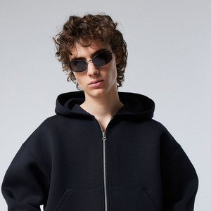 เสื้อครอปไซส์ใหญ่ผ้าฝ้ายสำหรับผู้ชายเสื้อฮู้ดทรงบ็อกซี่ใส่พอดีตัวดีไซน์ใหม่ - Product Image 6