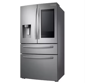 28 Cu. Réfrigérateur à portes françaises 4 portes en acier inoxydable, écran tactile Family Hub 21,5 pouces, qualité industrielle OEM, garantie 3 ans - Product Image 1