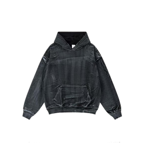 Unique Washable 100% Cotton Hooded <b>Hip</b> Hop Winter Hoodie Fully Customized DTG Printed with Pocket Men's and Women's Eco-Friendly - Product Image 2