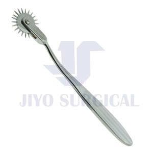 Venta al por mayor de alta calidad de acero inoxidable Wartenberg molinete médico reflejo percusión martillo CE aprobado - Product Image 6