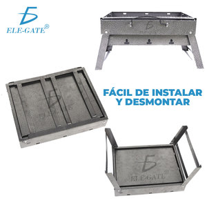 Mini Griglia Portatile a Carbone in Acciaio Inox, Leggera e Pieghevole, Fornello da Campeggio per Cucinare all'Aperto - Product Image 5