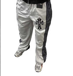 Comfortable Lightweight 100% Cotton Canvas <b>Wide</b> <b>Leg</b> Sport Trousers Anti-Wrinkle Mid Waist Formal Vintage Men's for <b>Yoga</b> - Product Image 6
