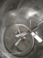Machine automatique de fabrication de beurre et de graisse en acier inoxydable 3000L 5000L, cuve de mélange pour l'industrie alimentaire, équipement de mélange en gros