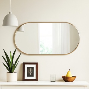 Espejo de pared redondo de Metal de alta calidad con nuevo diseño radiante, perfecto para espacios de diseño que aportan brillo, belleza y estilo - Product Image 6