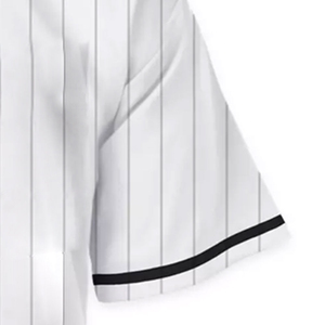 Custom Embroidery Double Knitted Youth Blank Baseball <b>Shirt</b> Sublimation Jersey Softball Mesh Button Down Baseball Jersey - Product Image 3