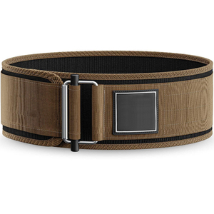 Cinturón de levantamiento de pesas con bloqueo automático de nailon de 4 pulgadas ajustable personalizado 202, cinturón de entrenamiento físico, cinturón de gimnasio de levantamiento de pesas de nailon duradero - Product Image 4