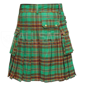 Falda escocesa de alta calidad para hombres, Highland falda escocesa de juegos, falda de tartán ajustable fácil para competición de música Cultural, ropa europea - Product Image 1
