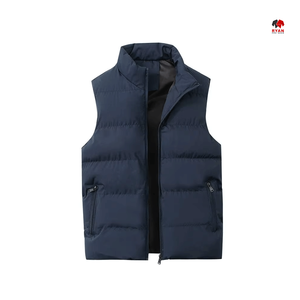 Gilet matelassé décontracté pour homme Ryan Pro Gear, imperméable, respirant, col montant, fermeture éclair, logo sur le devant - Product Image 1
