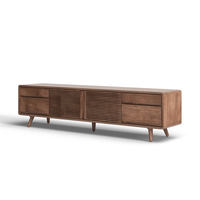 Moderner Massivholz-TV-Ständer mit Ausziehbaren und Verstellbaren Funktionen Umweltfreundliches Langlebiges Design für Wohnzimmer Schlafzimmer Krankenhaus-Nutzung