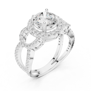 Bijoux de rêve Bague à découpe géométrique en or 10K pour femme - Product Image 4