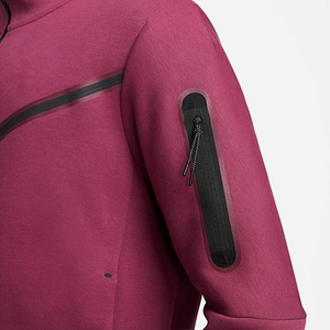 เสื้อฮู้ดมีซิปสำหรับผู้ชายผ้าฟลีซโอเวอร์ไซซ์พิมพ์ลายโลโก้ออกแบบได้ตามต้องการ - Product Image 4