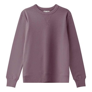 Eco Friendly <b>Women's</b> Crew Neck Pullover Sweatshirt Casual Long Sleeve Cotton Streetwear Knitted Drop Shoulder Custom - Product Image 2