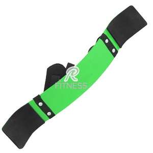 Sangle de musculation réglable antidérapante en aluminium et cuir avec logo personnalisé, robuste, pour la musculation - Product Image 5