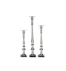 Latest Style <b>Tall</b> Silver-Plated Metal <b>Candle</b> <b>Holder</b> Stand Handmade for Indoor/Outdoor Use for Home Hotel Garden High - Product Image 1